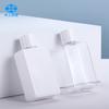 100ml quadrado garrafa plana flip top gel extrusão garrafa plástica PET plástico cosmético essência emulsão sub-garrafa