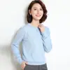 Suéter de punto largo de manga larga para mujer, estilo coreano, talla grande, holgado, cuello bajo, para otoño e invierno, capa base, exclusivamente para ventas transfronterizas