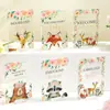 Decoración de Letrero de Escritorio Acrílico para Nuevo Producto Transfronterizo Decoración Navideña de Agradecimiento Tarjeta de Mesa con Base Tarjeta Decorativa