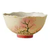 Taza de Té de Cerámica Roja Firestone Master Cup Azul y Blanca Taza Personal de Alto Nivel para Cata de Té Flor de Cerezo Sueño Flotante Juego de Té Kung Fu