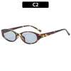 Gafas de sol vintage de moda retro con montura pequeña para mujer, gafas de sol elegantes y versátiles, gafas de sol personalizadas, transfronterizo