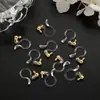 Acessórios para Brincos DIY Clipe de Orelha U-Shaped de Resina Japonês e Coreano Invisível Conversor para Brincos de Argola de Metal Brincos Sem Furo