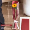 Saco de Embalagem para Flor Rosa Saco Transparente Impermeável Opp Saco para Buquê Embalagem para Floricultura Saco Espesso de Cor Sólida para Flor Única