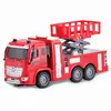 Camión cisterna de bomberos con control remoto de cuatro vías, camión de bomberos con escalera, ambulancia, montacargas, coche de juguete con control remoto de carga, producto nuevo transfronterizo