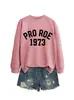Pro Roe 1973 Amazon Wish Sitio Web Independiente Informal Cómodo Holgado Talla Grande Sencillo Otoño e Invierno Sudadera Exportación