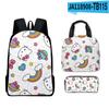3D Nuevo HelloKitty Dibujo Animado Lindo Sanrio Hello Kitty Mochila Bolsa Escolar para Estudiante Bolsa para el Almuerzo Estuche para Lápices