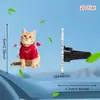 Lindo Clip de Perfume para Ventilación de Coche de Gato Gatito Acrílico Decoración de Coche Accesorio de Interior Adorno de Fragancia