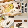 Tanque de Tortuga para Cría de Acuario de Plástico Transparente Ecológico para Peces Dorados con Tapa, Tanque Pequeño de Escritorio para Sala de Estar, Tanque de Acuario de Plástico Transparente Ecológico para Peces Dorados con Tapa