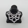 6 pontos 3 brinquedo princesa boneca colar acessórios pingente de moda pulseira de pérolas brincos jóias textura de vidro