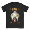 Camiseta de Algodón Transfronteriza Interesante F-Caw-F Pollo Fcaw Ropa Camiseta Unisex Camiseta de Algodón Camiseta de Nueva Llegada