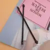 Ventas Directas de Fábrica Nuevo Pincel de Maquillaje Pincel de Doble Punta Pincel para Sombras de Ojos Sombras de Ojos Algodón Grande Precio Excelente Todo Negro Pincel Individual