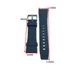 Adequado para Samsung Huawei Zeblaze Ares3 Pulseira de Relógio Inteligente de Silicone à Prova d'Água 24mm Pulseira de Relógio de Liberação Rápida Personalização