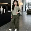 Conjunto con Capucha de Otoño para Niñas Nuevo Conjunto de Ropa Infantil: Elegante Conjunto de Dos Piezas con Pantalón Largo y Sudadera para Ropa Casual de Primavera y Otoño