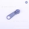 Transfronterizo en stock metal #5 tirador de cremallera tipo nariz de elefante #5 cabeza de placa larga universal de bloqueo automático para cremallera blanco y negro