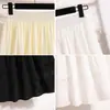 Vestido de verano para mujer talla grande para damas talla grande, estilo francés dulce de encaje calado línea A falda larga con cintura alta y dobladillo ancho