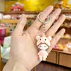 Chaveiro Criativo Fofo da Menina do Zodíaco Cartoon Boneco Chaveiro Desenho Pequeno Presente Ornamentos Infantis