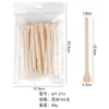 Palitos para Depilação com Cera 150mm, 50 Peças em um Saco, Palitos Descartáveis para Depilação, Palitos de Cera de Abelha, Palitos para Depilação com Cera Terapia de Cera