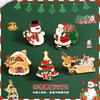 Broche Creativo de Dibujos Animados de Papá Noel Regalo de Nochebuena Regalo Pequeño para Acompañar a Estudiantes Pequeño Regalo de Navidad Pequeña Decoración