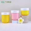 Frasco de Creme com Tampa Flip-Top e Clipe 250g, Frasco para Algodão, Frasco para Máscara de Argila 300g 400g, Frasco para Removedor de Maquiagem, Cosméticos de Loção