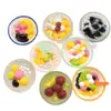 Accesorios de Resina para Comida y Juego, Estilo Celebridad de Internet, Imanes para Refrigerador Hechos a Mano DIY de Polvo de Hielo de Agua Azucarada, Adornos 3D, Decoraciones para el Hogar