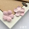 Acessórios de joias DIY atacado Yiwu acessórios de cabelo feitos à mão material para cocar microfibra coreana flor de cinco pétalas florzinha pedaço explosões