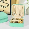 Portátil Europea Princesa Viaje Corea del Sur Caja de Joyería Caja de Almacenamiento Mini Joyería Joyería Joyería Empaque Anillo
