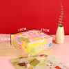 Caja de Empaque para Tartaleta de Huevo, No Requiere Plegado, Desechable, Caja de Cartón para 4 Tartaletas de Huevo Portuguesas, Caja de Papel para Llevar para Horneado de Alimentos Comercial
