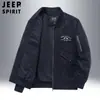 Chaqueta de Otoño Nueva para Hombre Ajuste Casual Juvenil Cálida con Cremallera Algodón Chaqueta 2207Jp