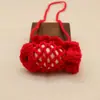 Bolsita de Huevo Dibujos Animados Tejida a Mano de Lana Pequeña Amarilla Bolsa de Huevo Festival del Bote del Dragón Principio del Verano Red de Huevo Pez Dorado Producto Terminado para Niños Colgante al Cuello