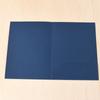 Carpeta de Papel A4 en Forma de L Papel Kraft Inserción Simple y Doble Carpeta de Contrato Bolsa Simple para Archivo de Información Carpeta de Oficina con Logotipo Impreso