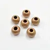Accesorios para Joyería DIY 25mm Cuentas de Madera de Agujero Grande de Colores Barniz Brillante Cuentas Sueltas Materiales para Accesorios de Joyería Cuentas de Madera