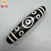 Ágata natural Xizang preto e branco puro Tianzhu contas soltas atacado para polpa pura desgastado nove olhos três olhos fábrica de força