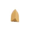 Accesorios para joyería hechos a mano DIY Corea del Sur madera maciza polígono geométrico perforado mitad píldora pendientes colgantes material accesorios