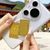 Pegatinas para Teléfono Móvil con Monedas de Oro 999 con las Ocho Deidades Guardianas, Pegatinas para Teléfono Móvil con Monedas de Oro con los Doce Signos del Zodíaco, y Amuletos para el Año de su Signo Zodiacal
