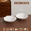 Tigelas e Pratos Domésticos Simples em Cor Sob Esmalte Estilo Francês Retrô, Tigelas de Arroz Cerâmicas, Tigelas de Arroz e Pratos de Louça de Alto Valor
