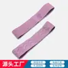 Faixa de resistência de crochê faixa de puxar para yoga faixa de resistência para fitness valor de elasticidade estampado faixa para levantar glúteos de yoga silicone antiderrapante alongamento