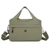 Nuevo bolso de mano de moda transfronterizo de gran capacidad, bolso de hombro casual versátil de color liso, bolso cruzado ligero para mujer