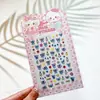 Pegatinas de Uñas Estéreo en Relieve 5D para Niños, Pegatinas de Uñas No Tóxicas e Inodoras para Niñas y Niños, Pegatinas Luminosas de Princesa