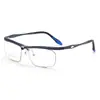 Armazones de Lentes para Hombre de Moda, Armazones de Lentes Estilo Celebridad, Lentes Nuevos con Armazón Browline, Venta al por Mayor Danyang Zc187