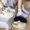 2026 Zuecos de Eva Simples Versátiles que Aumentan la Altura de Moda Color Sólido Sandalias de Playa de Moda Zuecos de Verano para Mujer