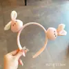 Faixa de Cabeça de Pelúcia Tridimensional de Desenho Animado de Alta Qualidade, Adorno de Cabeça, Faixa de Cabeça Engraçada e Fofa com Rosto de Princesa, Grampo de Cabelo, Acessórios de Cabelo