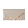 Cartera Larga de Mujer con Cremallera Tipo Sobre Ins de Gama Alta Minimalista con Múltiples Ranuras para Tarjetas Portamonedas y Tarjetas de PU Venta al por Mayor