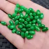 Jade Seco Grãos de Arroz Verde diy Pulseira Colar Anel Acessórios de Contas Tecidas Contas de Jade Esmeralda