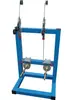 Estante para desenrollar alambre trenzado estante de tensión vertical para alambre eléctrico alambre eléctrico pistola de tensión automática pasiva de múltiples cabezales para manojo de alambre trenzado