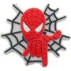 Serie Spiderman, zapatos con agujeros, hebilla de zapato con flores, hebilla de zapato desmontable decorativa de PVC, punto transfronterizo, explosión de Amazon