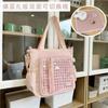 Bolsa Transparente Ins de Menina Japonesa Bolsa de Dor Bolsa Mensageiro para Ensino Fundamental e Médio Grande Capacidade Deslocamento Combina com Tudo Bolsa de Ombro