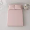 [Versão Atualizada] Classe A Estilo Igual ao da Sam 88% Nylon + 12% Spandex Resfriamento Natural Fino Lençol de Baixo com Elástico Conjunto de Três Peças