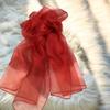 Nueva bufanda de seda artificial al por mayor color sólido bufanda protectora solar chal elegante de moda para mujer bufanda larga simple al por mayor