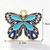Fabricante de Acessórios de Joalheria Estilo Borboleta, Atacado de Joias DIY Artesanais de Liga, Fábrica de Acessórios de Joalheria DIY com Esmalte a Óleo