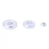 Prata Esterlina S925 Prata Lisa Brilhante Mini Redondo Prata Quebrada Contas Soltas Disco Acessórios de Prata Quebrada Acessórios para Pulseira DIY